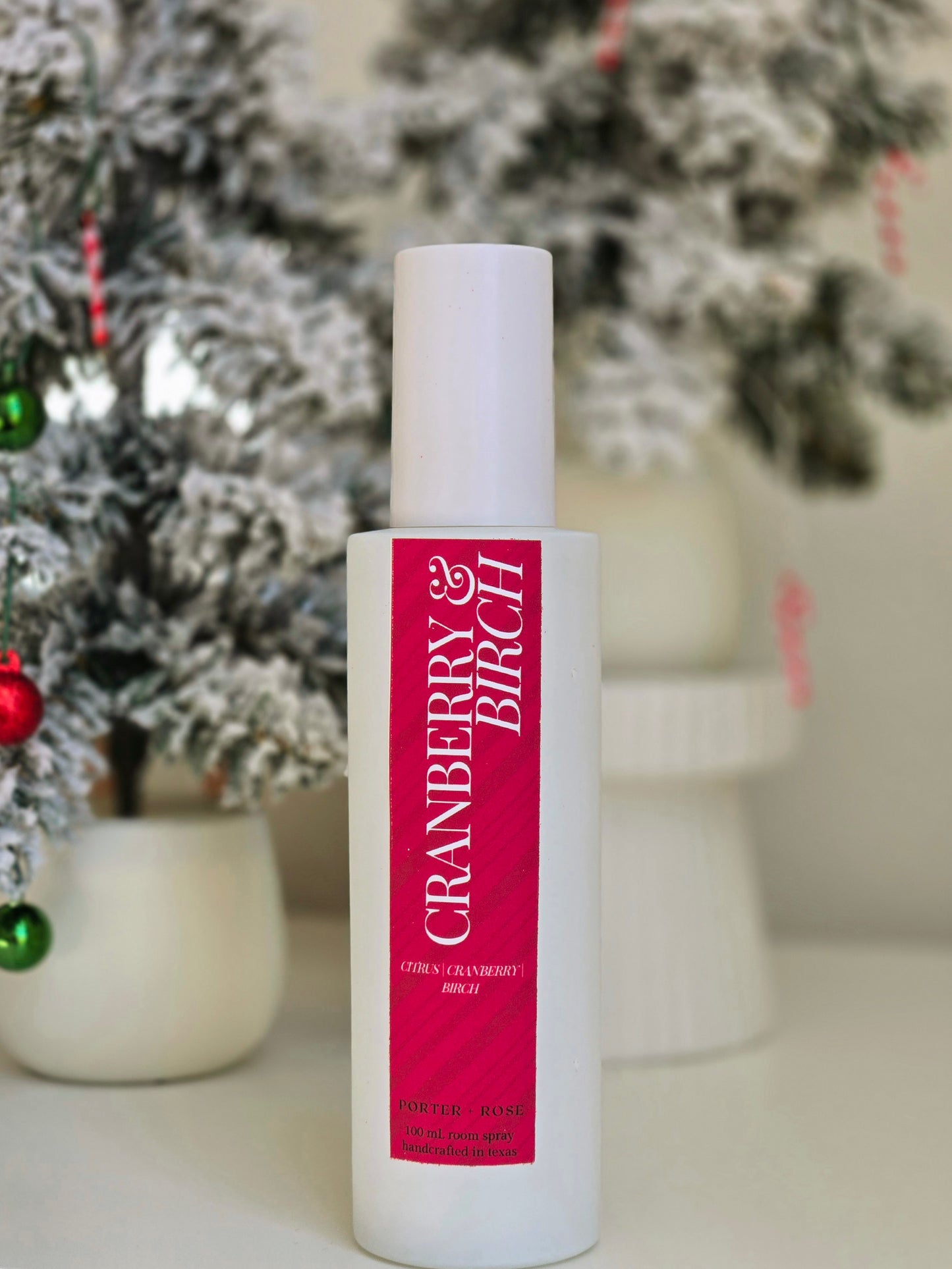 Cranberry & Birch Room & Linen Spray - porter + rose
