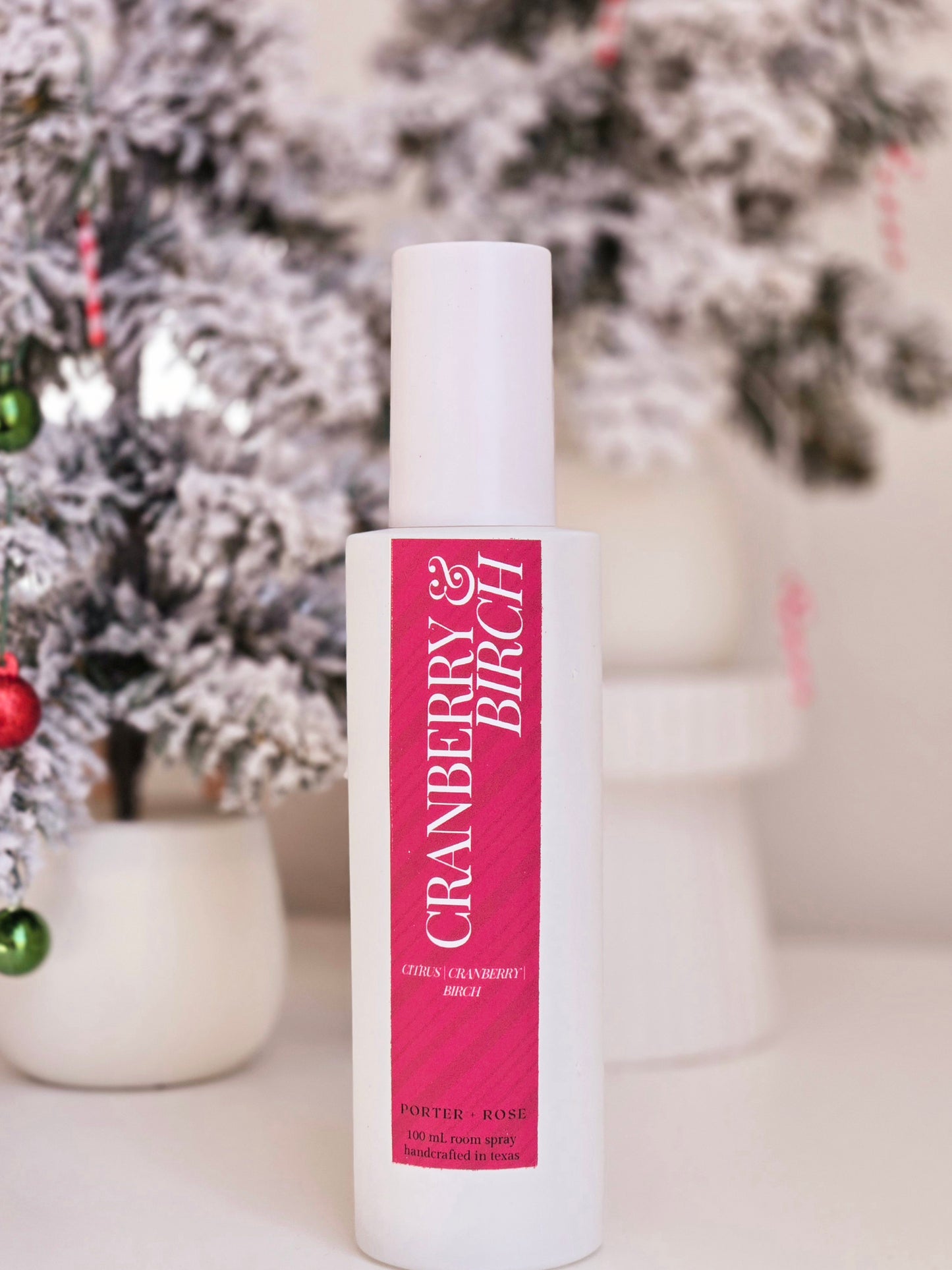 Cranberry & Birch Room & Linen Spray - porter + rose
