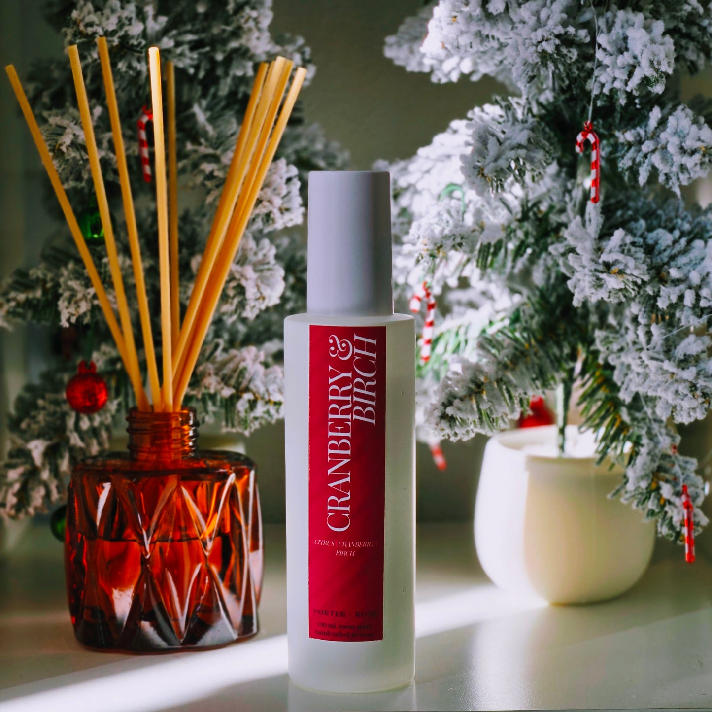 Cranberry & Birch Room & Linen Spray - porter + rose