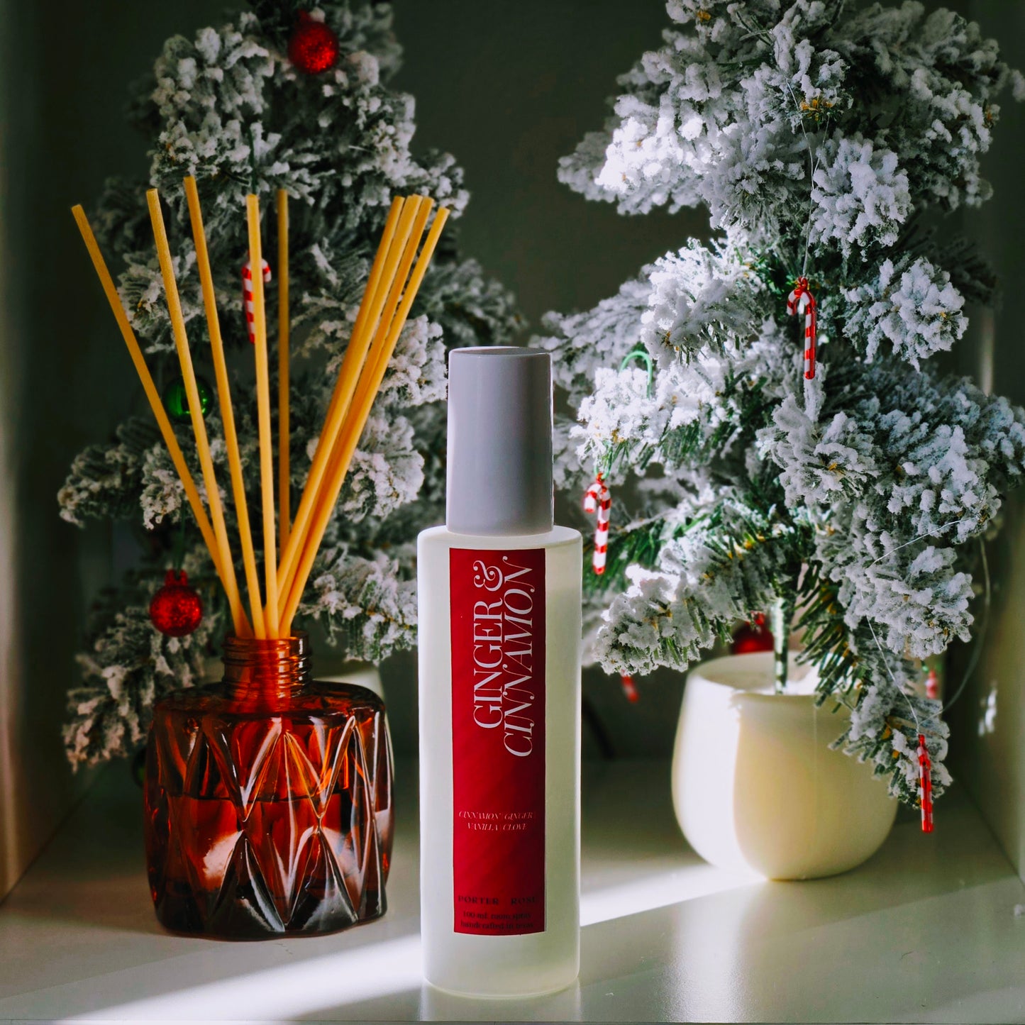 Ginger & Cinnamon Room & Linen Spray - porter + rose