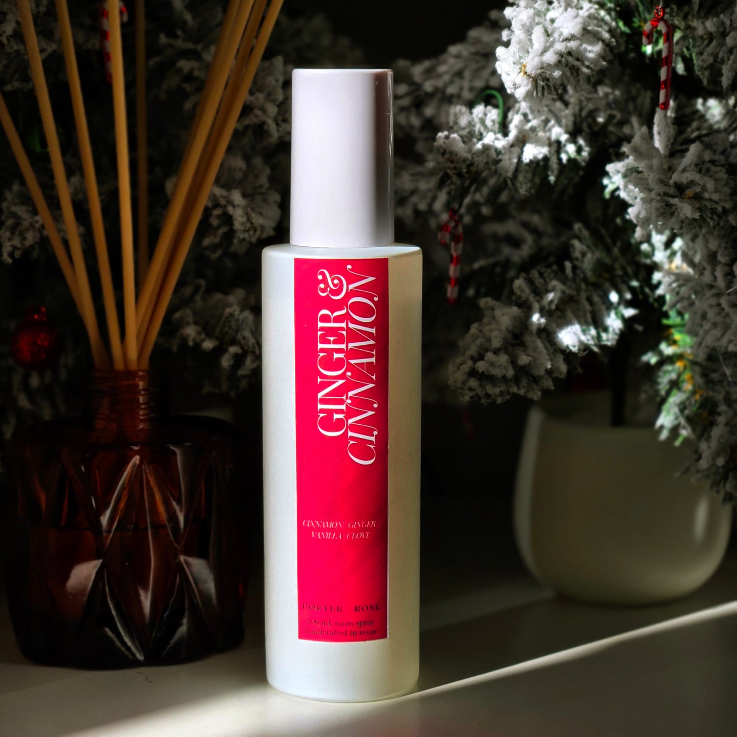Ginger & Cinnamon Room & Linen Spray - porter + rose