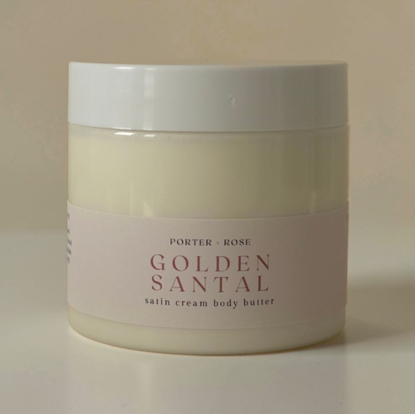 Golden Santal Satin Cream Body Butter - porter + rose