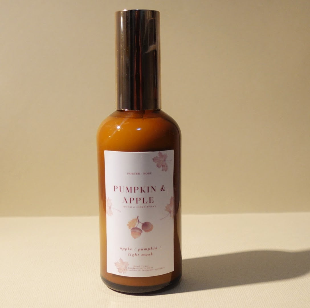 Pumpkin & Apple Room & Linen Spray - porter + rose