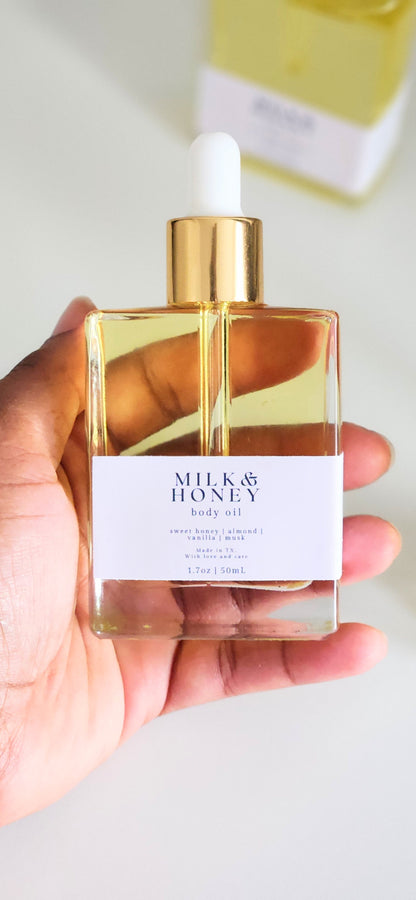 Milk + Honey Body Oil - porter + rose