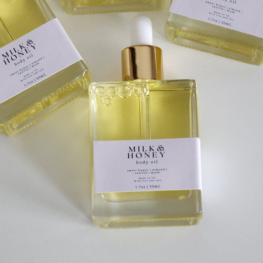 Milk + Honey Body Oil - porter + rose