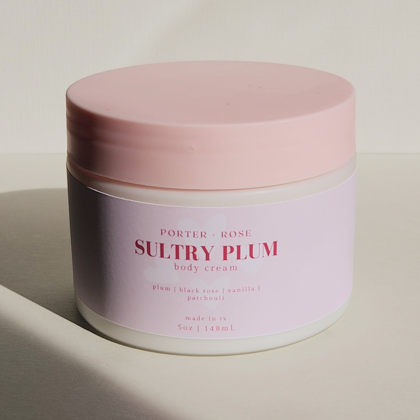 Sultry Plum Body Cream - porter + rose