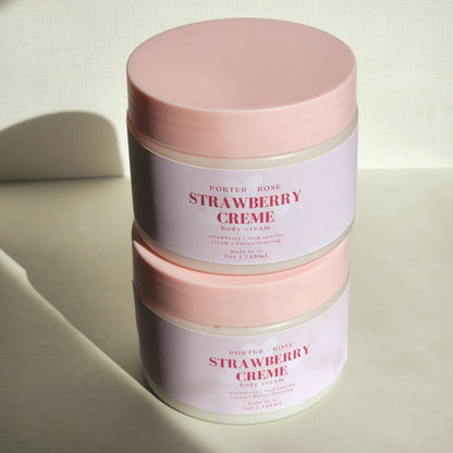 Strawberry Creme Body Cream - porter + rose