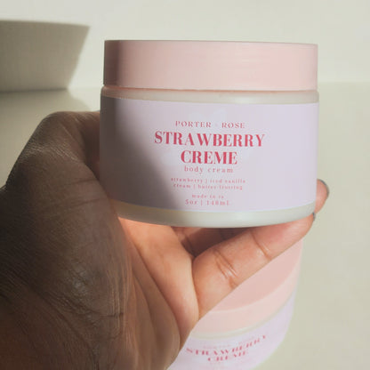 Strawberry Creme Body Cream - porter + rose