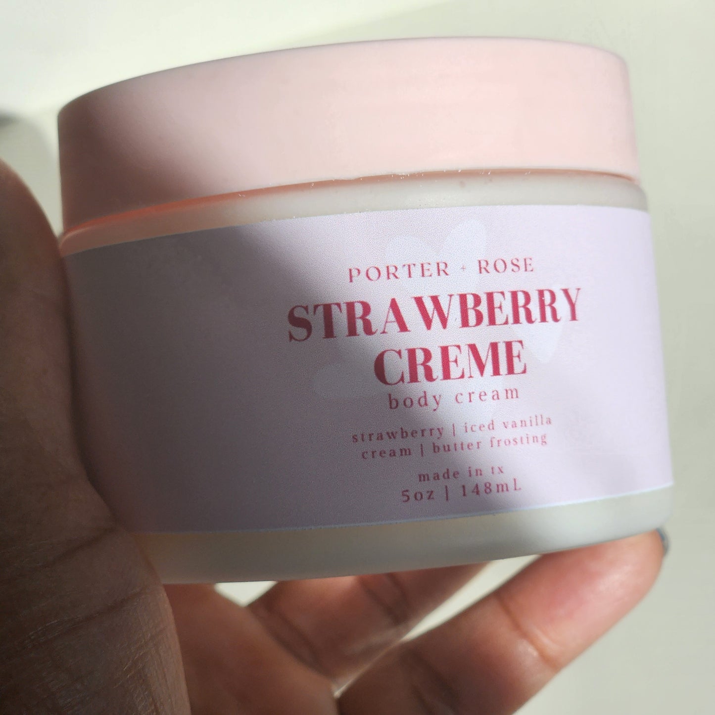 Strawberry Creme Body Cream - porter + rose