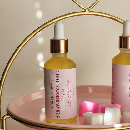 Strawberry Creme Body Oil - porter + rose