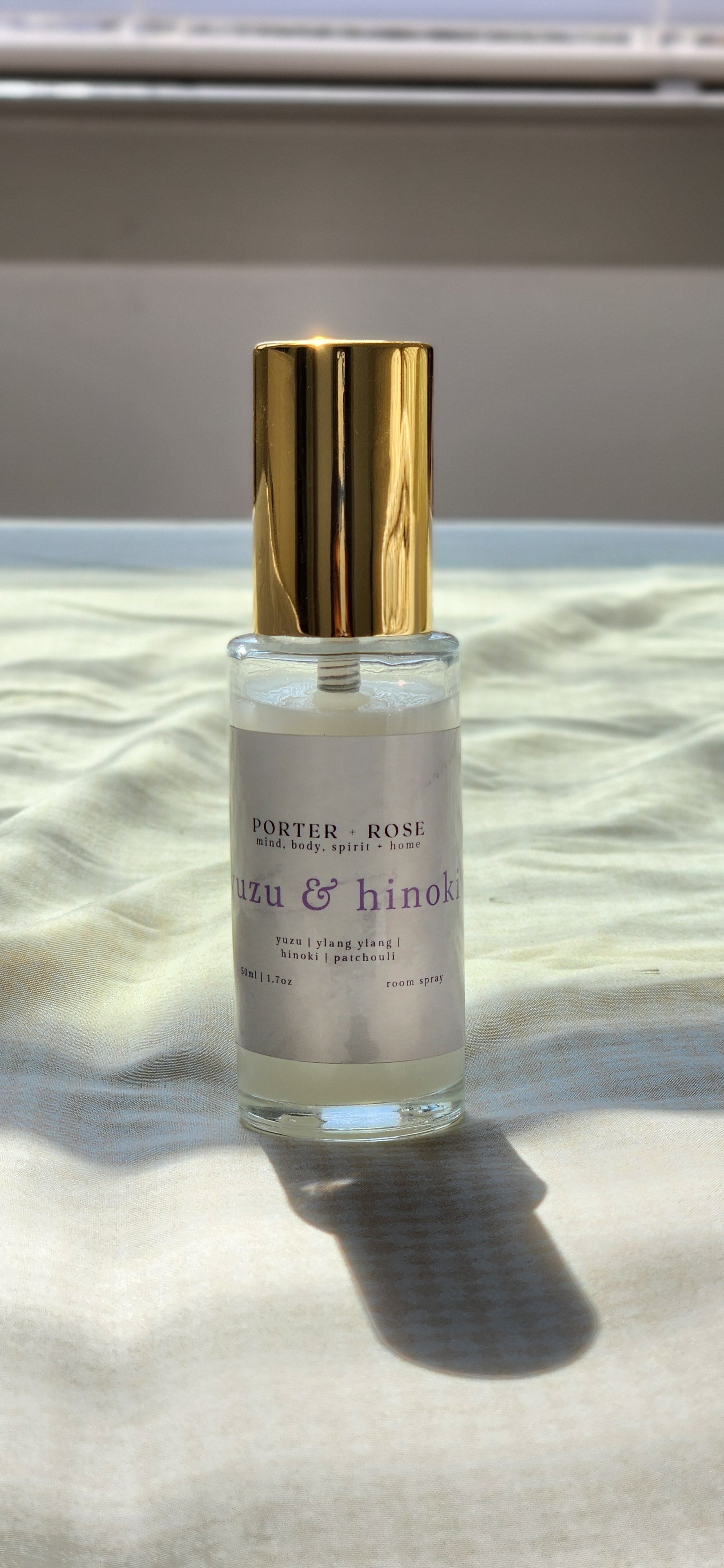 Yuzu & Hinoki Room & Linen Spray - porter + rose