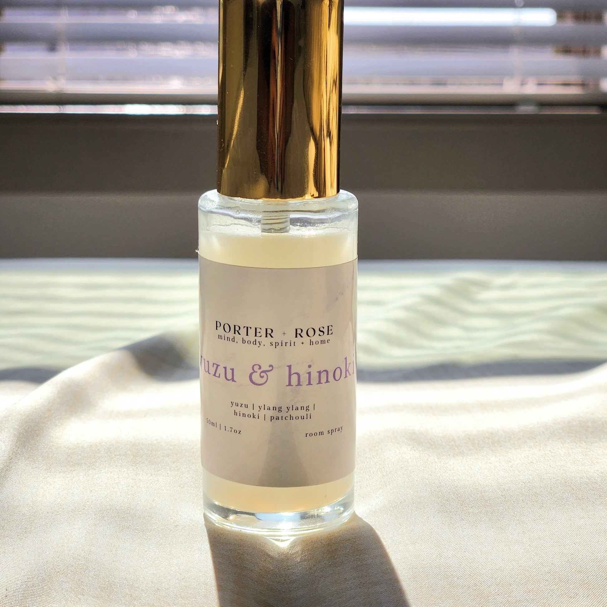 Yuzu & Hinoki Room & Linen Spray - porter + rose