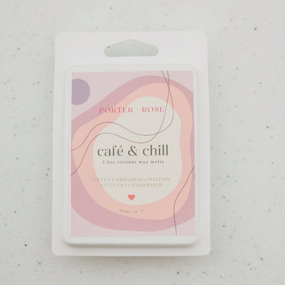 Cafe & Chill Wax Melts - porter + rose