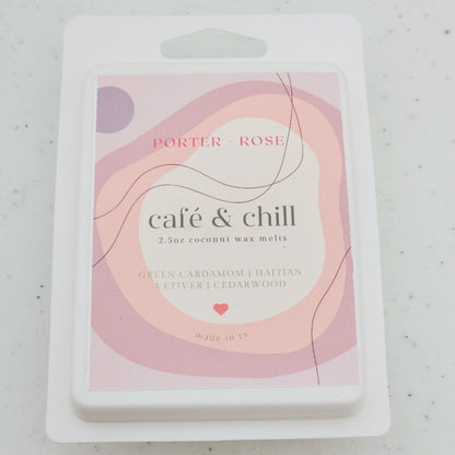 Cafe & Chill Wax Melts - porter + rose