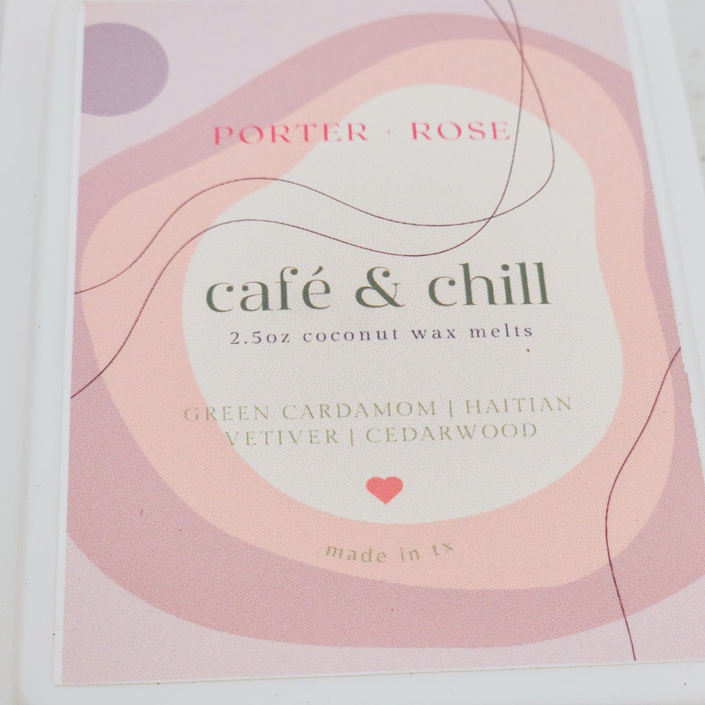 Cafe & Chill Wax Melts - porter + rose