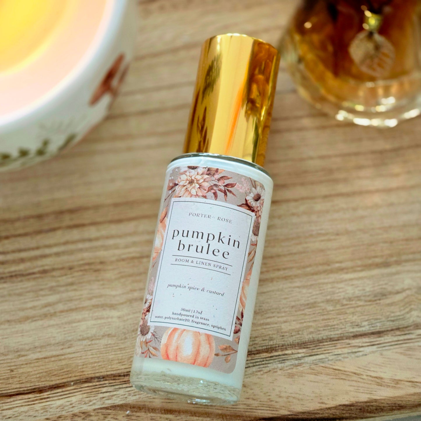 pumpkin brulee fragrance - home fragrance for fall