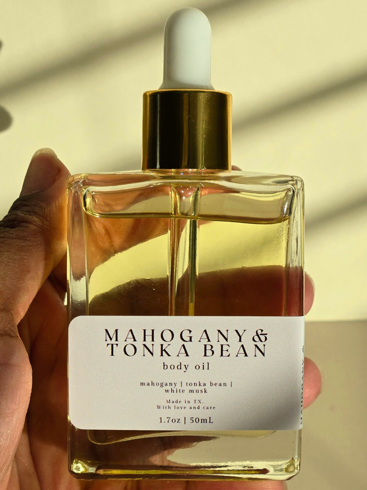 Mahogany & Tonka Bean Body Oil