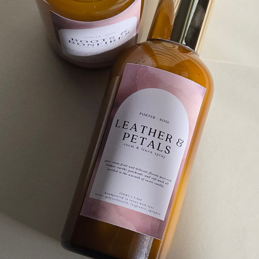 Leather & Petals Room Spray