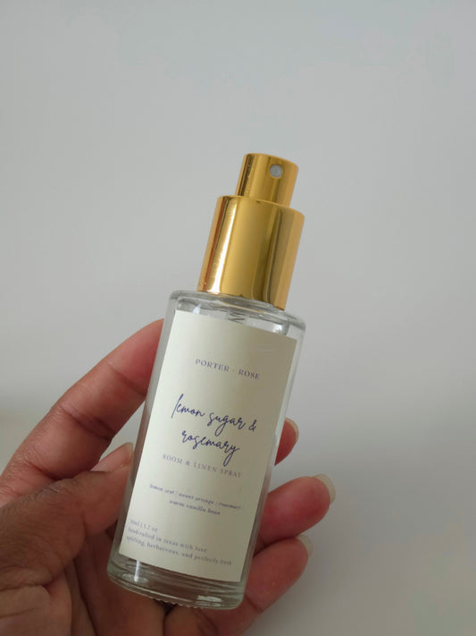 Lemom Sugar & Rosemary Room & Linen Spray