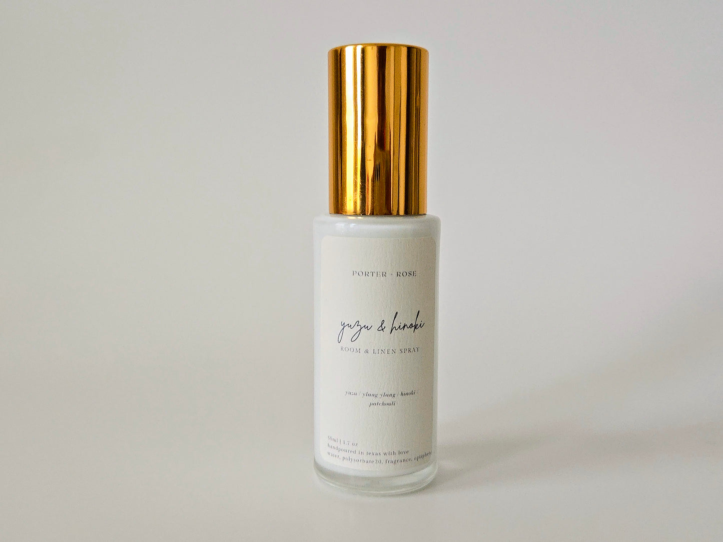 Yuzu & Hinoki Room & Linen Spray - porter + rose