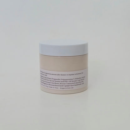 Non-greasy winter body cream with murumuru butter for dry skin