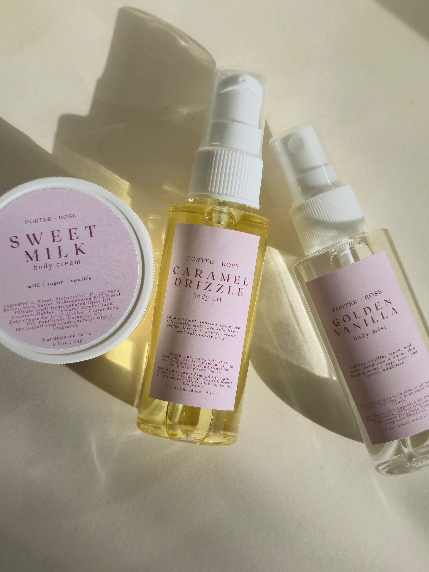 Vanilla, I Scream! - Signature Scent Layering Trio