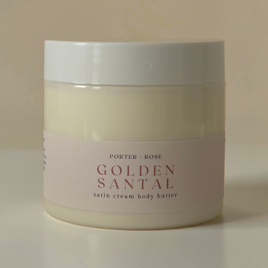 Golden Santal Satin Cream Body Butter - porter + rose