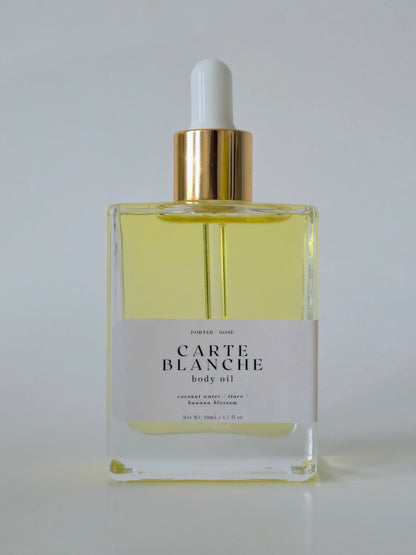 Carte Blanche Body Oil - porter + rose