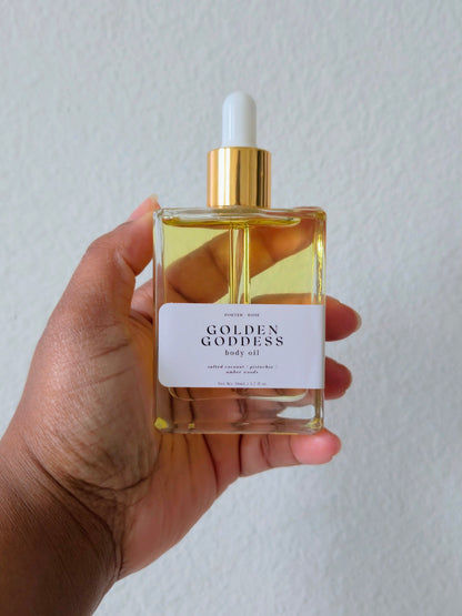 Golden Goddess Body Oil - porter + rose