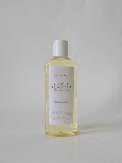 Carte Blanche Body Cleansing Gel - porter + rose