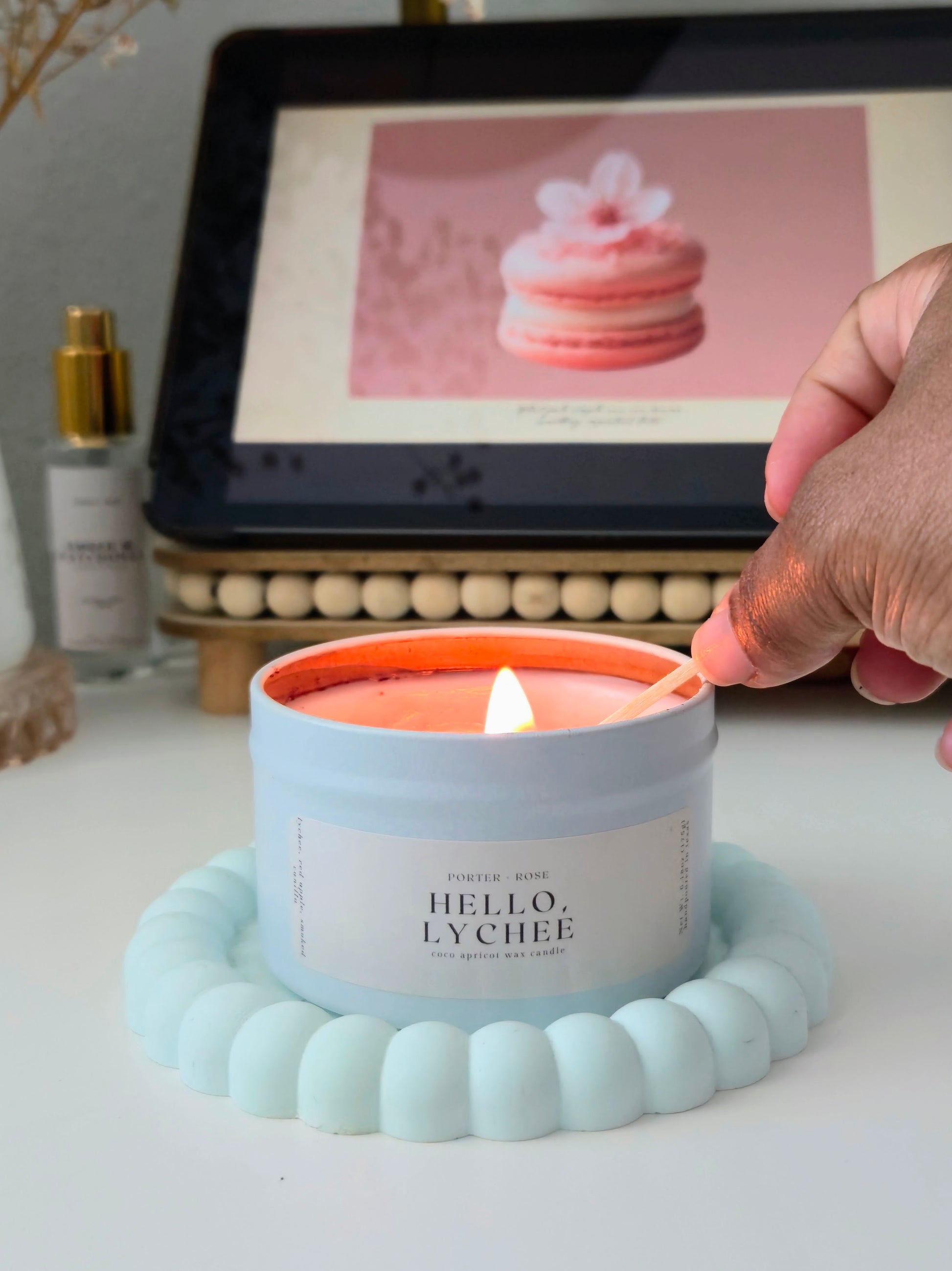 Hello, Lychee Candle - porter + rose