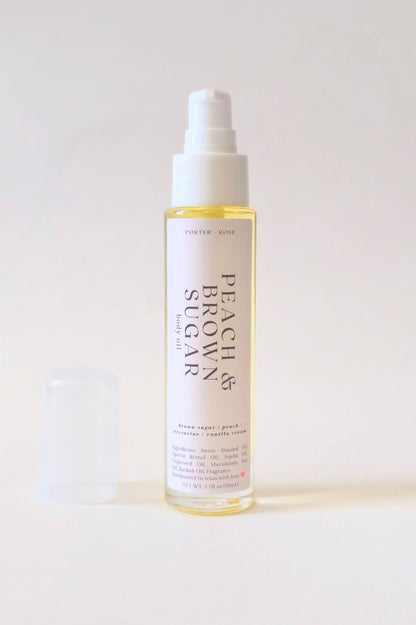 Peach & Brown Sugar Body Oil