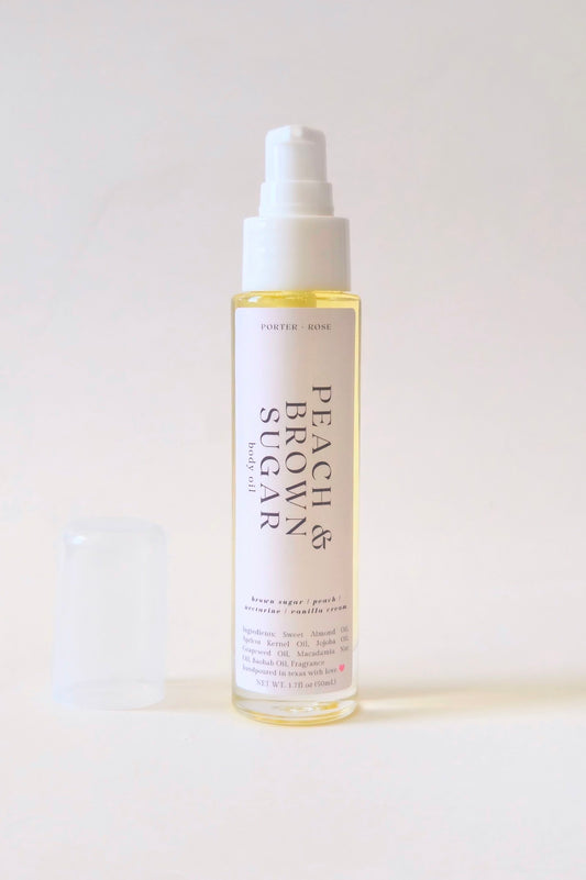Peach & Brown Sugar Body Oil