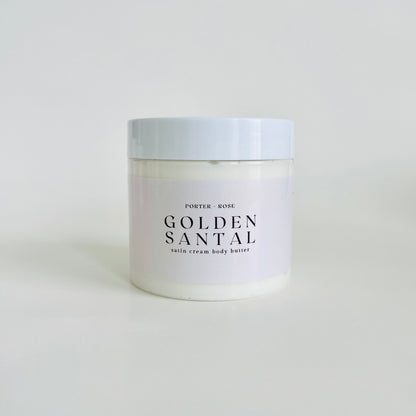 Golden Santal Satin Cream Body Butter - porter + rose