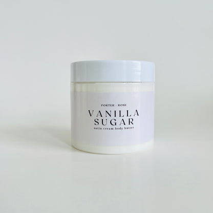 Vanilla Sugar Satin Cream Body Butter - porter + rose