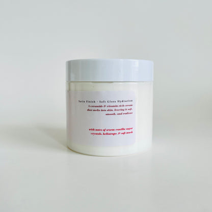 Vanilla Sugar Satin Cream Body Butter - porter + rose