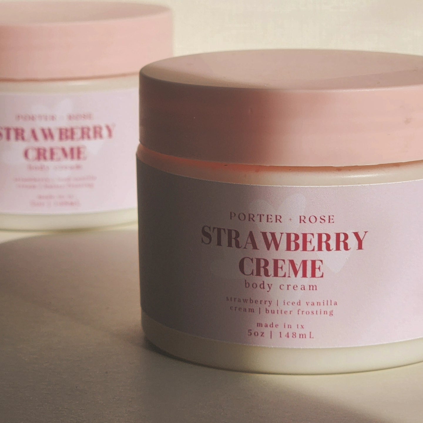 Strawberry Creme Body Cream - porter + rose