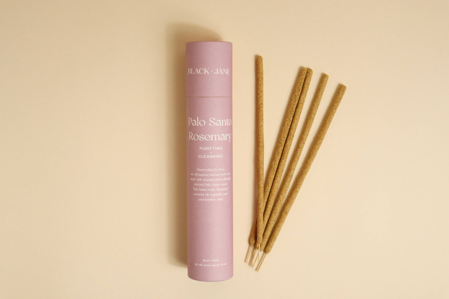 Hand Rolled Palo Santo Incense Sticks: Palo Santo - porter + rose