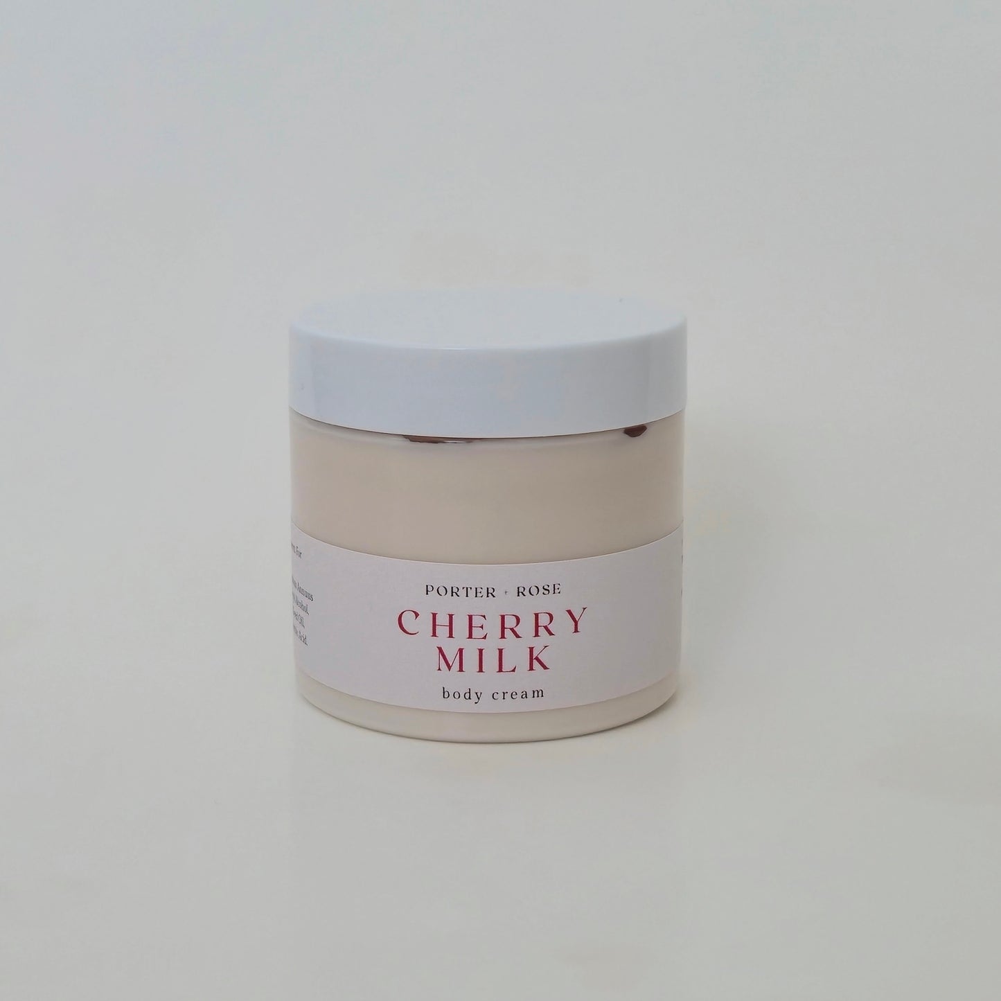 Cherry-scented body moisturizer—silky finish, long-lasting hydration