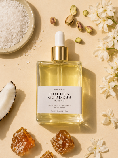 Golden Goddess Body Oil - porter + rose