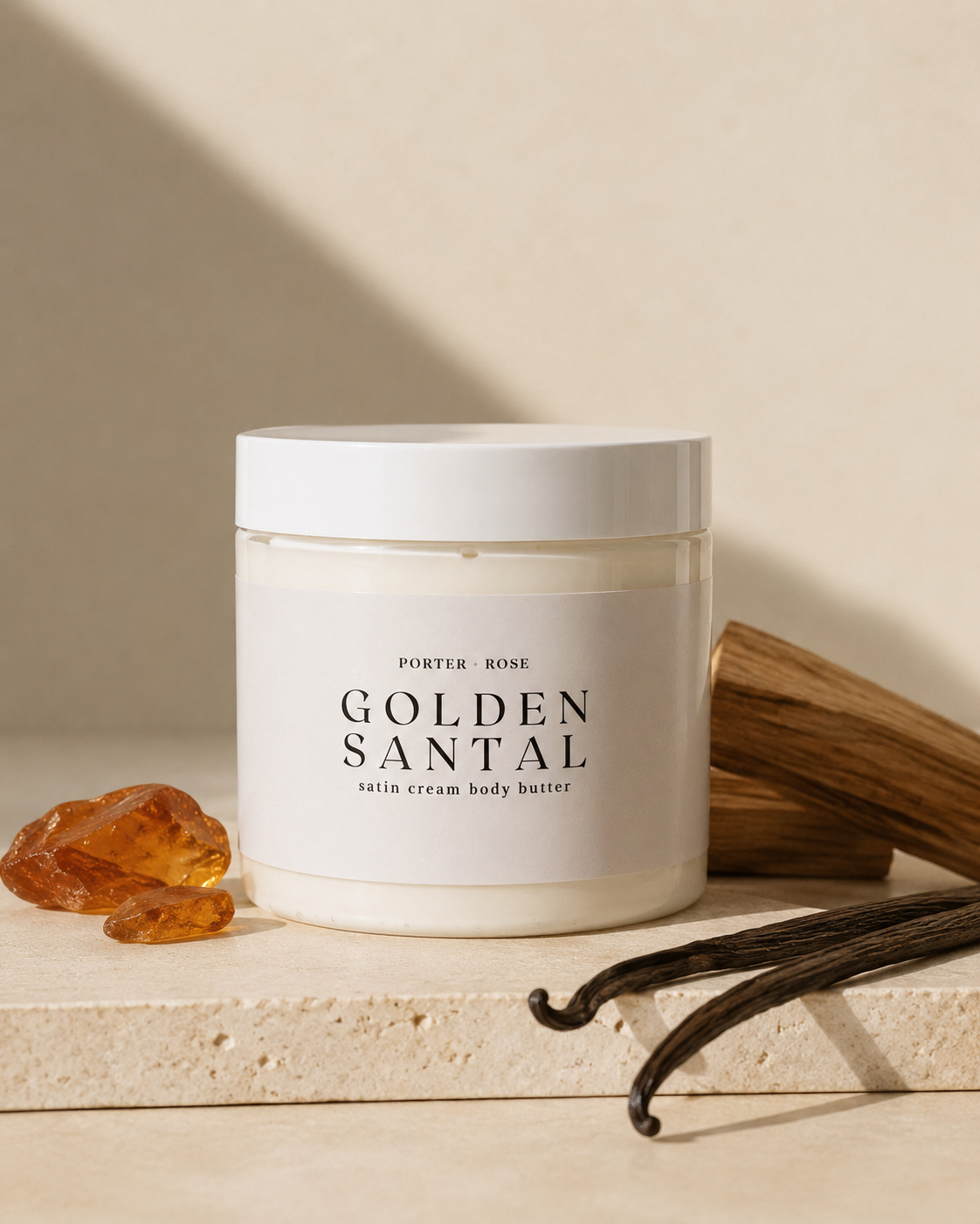 Golden Santal Body Butter - porter + rose