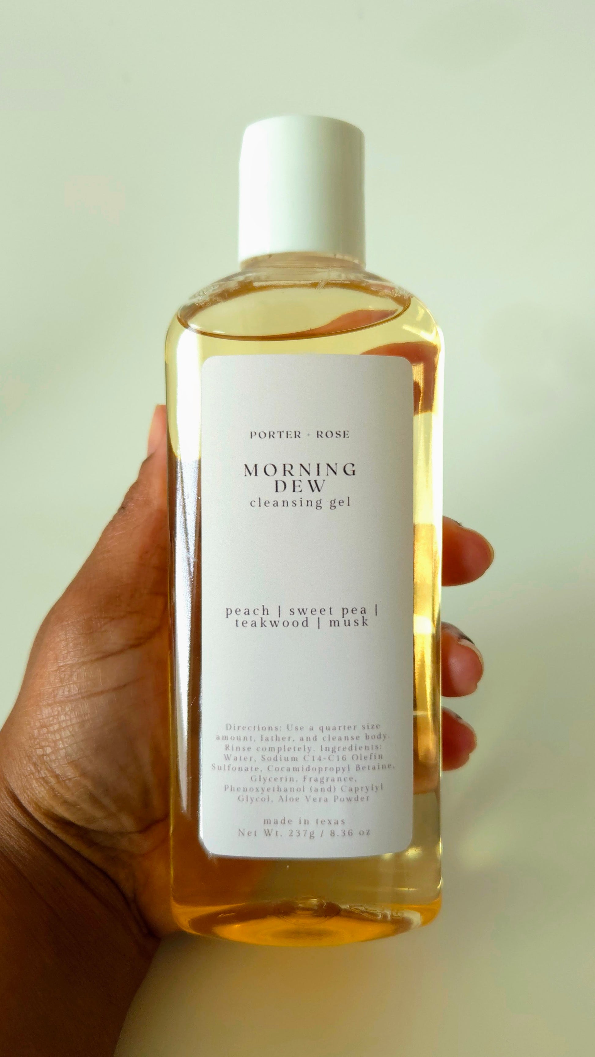 Morning Dew Body cleansing gel for clean skin