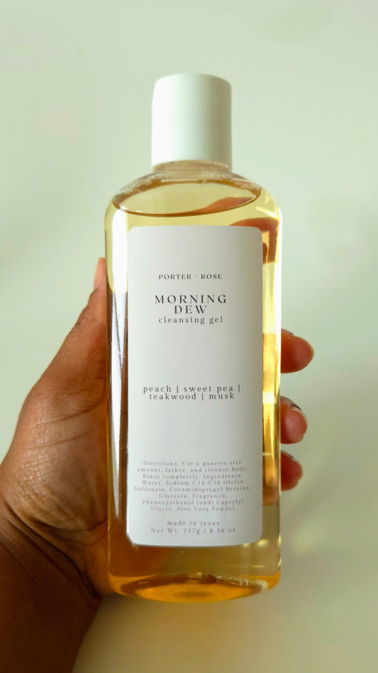Morning Dew Body cleansing gel for clean skin