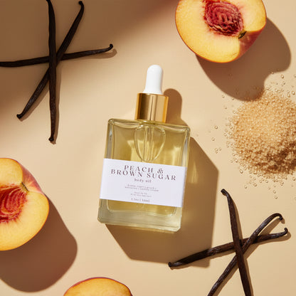 Peach & Brown Sugar Body Oil