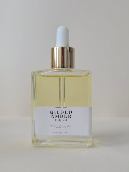 Gilded Amber Body Oil - porter + rose