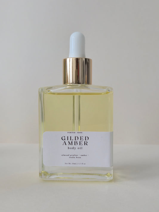 Gilded Amber Body Oil - porter + rose