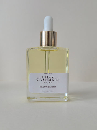 Collagen-boosting dry body oil with 40% Sweet Almond and Baobab to plump fine lines and promote cell turnover; a layerable, non-greasy body care product.