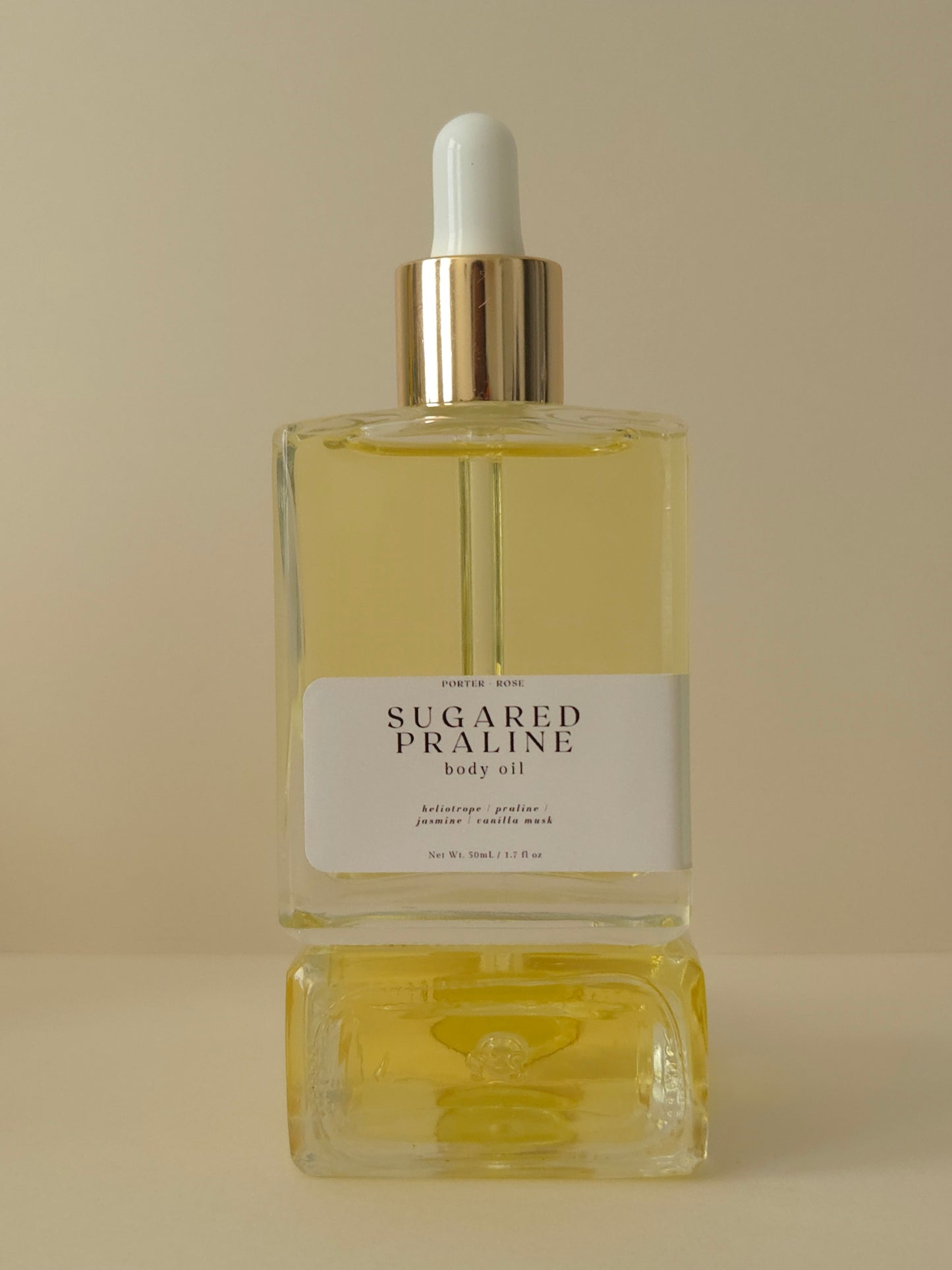 Collagen-boosting dry body oil with 40% Sweet Almond and Baobab to plump fine lines and promote cell turnover; a layerable, non-greasy body care product.